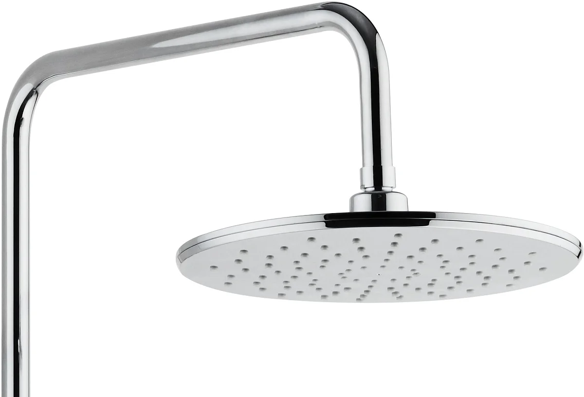 Приобрести aquanet душевая стойка pragmatic r 126 см, хром af430-70-r-c, с полочкой