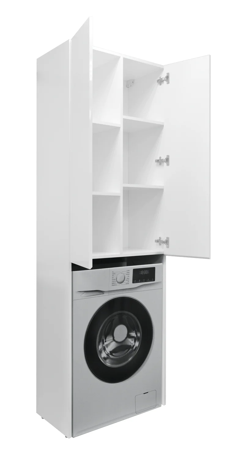 Приобрести loranto пенал над стиральной машиной стиль 60 65х200 см, белый (cs00082332)