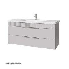 Caprigo Тумба с раковиной MONBAR-Smalty 120 см, серая, эмаль