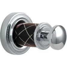Boheme Крючок для ванной комнаты Murano, хром\коричневый 10906-CH-CR