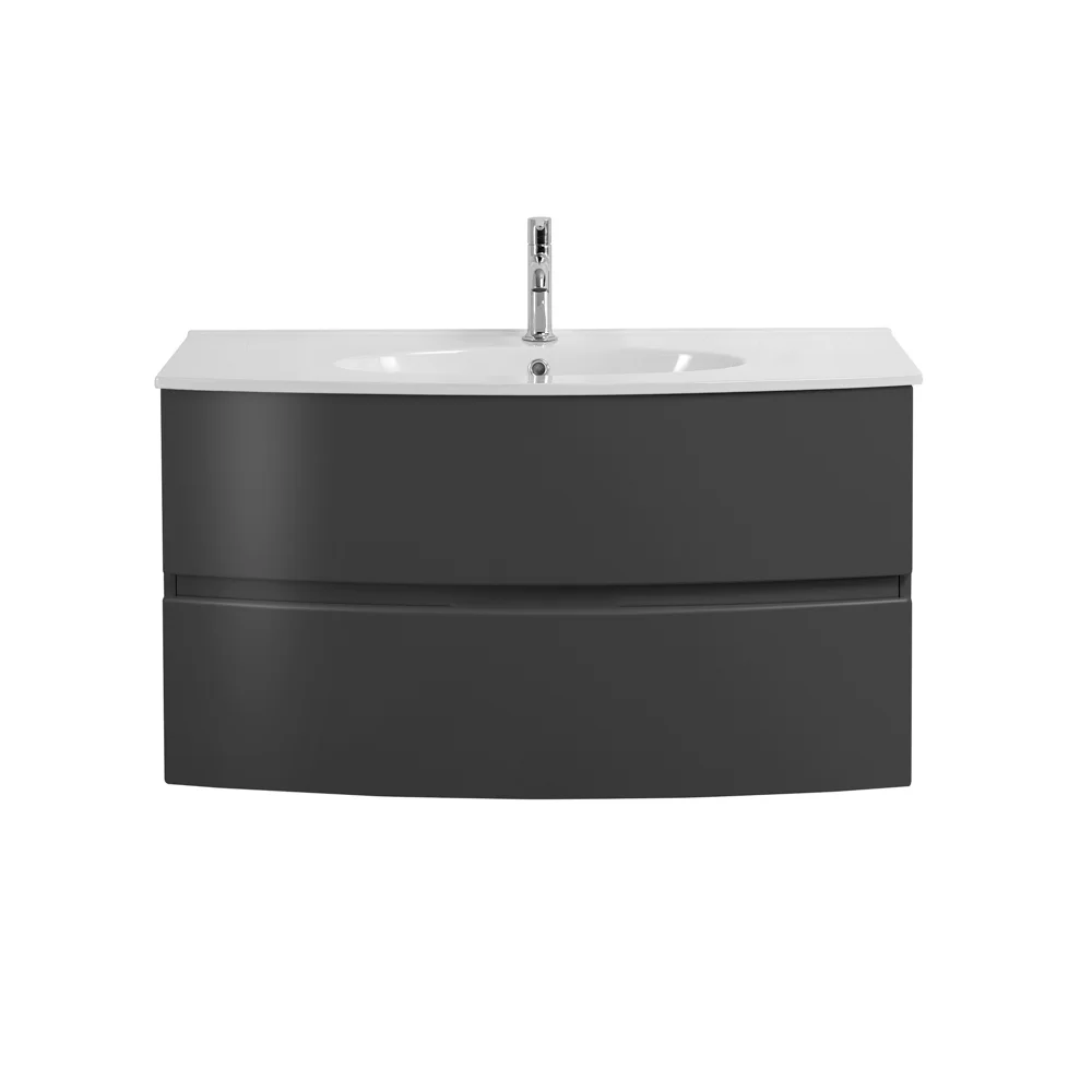 Приобрести cezares тумба подвесная с раковиной elettra 100 см grafite, графит 55526