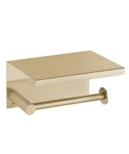 Boheme Держатель для туалетной бумаги с крышкой Uno Matt Gold 10971-MG