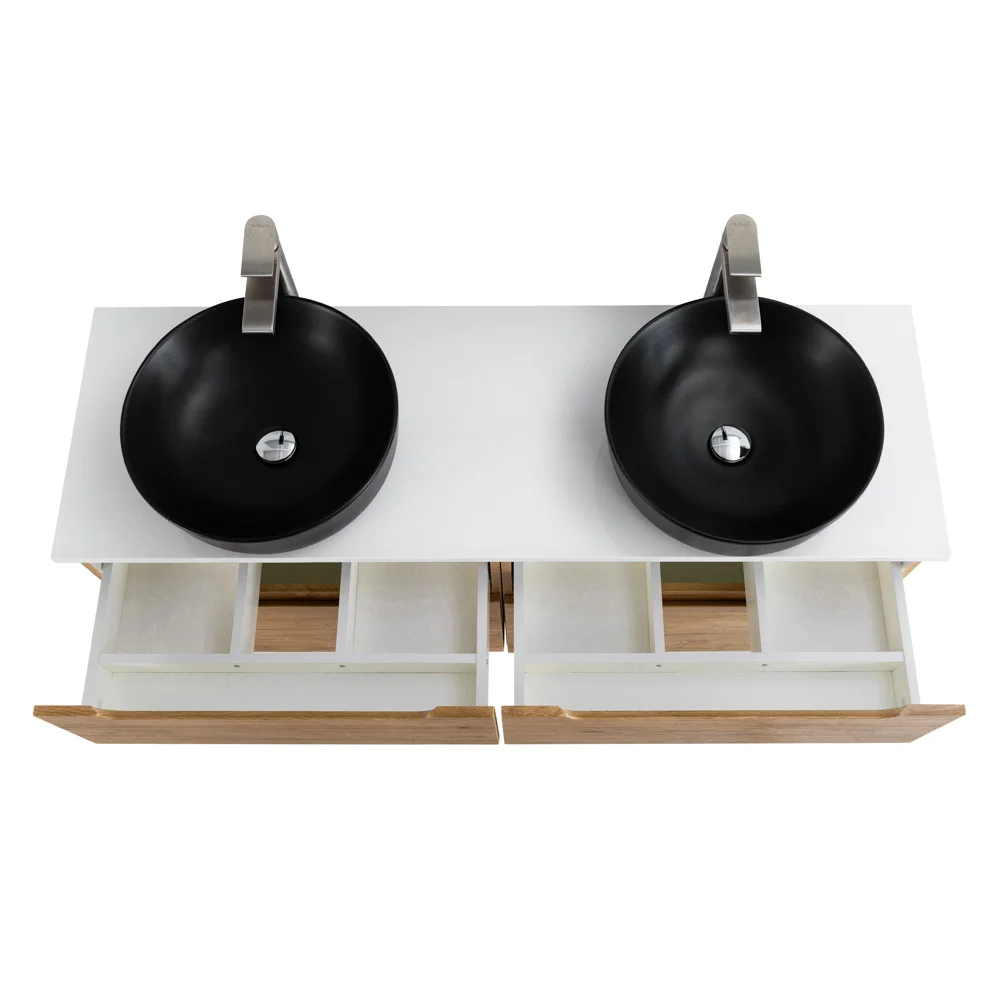 Приобрести belbagno тумба со столешницей etna-h60 120 см, подвесная rovere nature