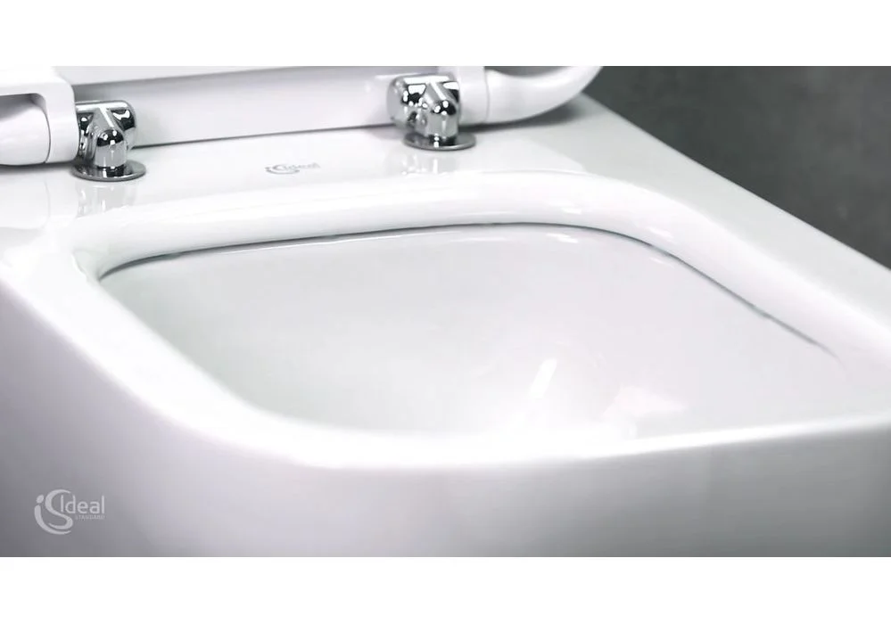 Приобрести унитаз приставной безободковый ideal standard connect aquablade с крышкой дюропласт