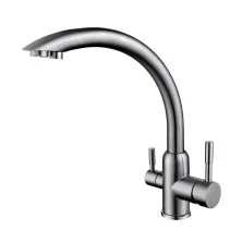 Смеситель для кухни ViEiR Kitchen 350 мм, с подключением к фильтру, сатин V15024