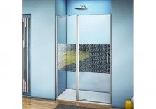 Дверь душевая Bas Fantasy WTW-120-F-CH 120 см (узор)