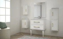 Cezares Тумба подвесная с раковиной TIFFANY 75 Bianco opaco, белая матовая 54948