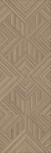 Плитка настенная Kerama Marazzi Ламбро, 400х1200 коричневый, структурированная 14039R