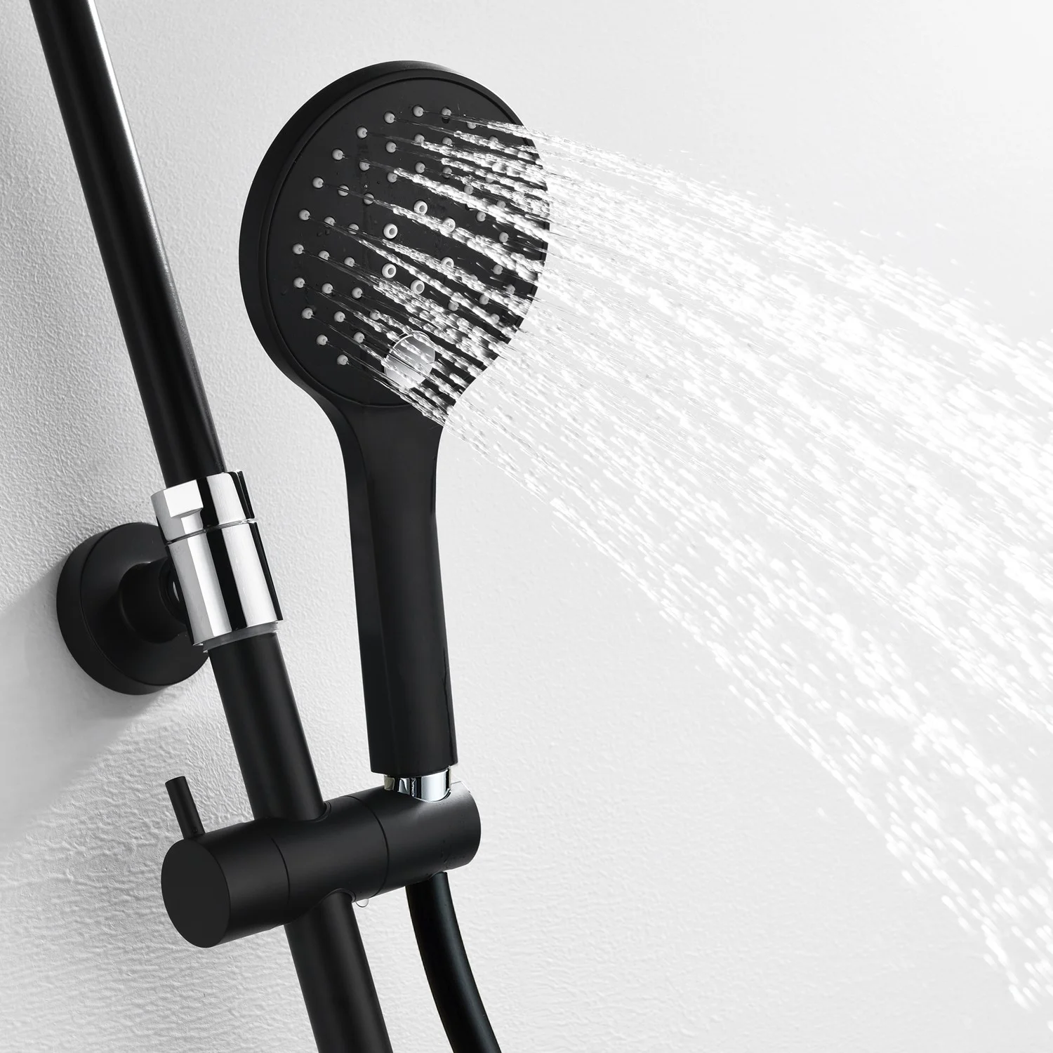 Приобрести wasserkraft душевая система abens a17401, матовый чёрный