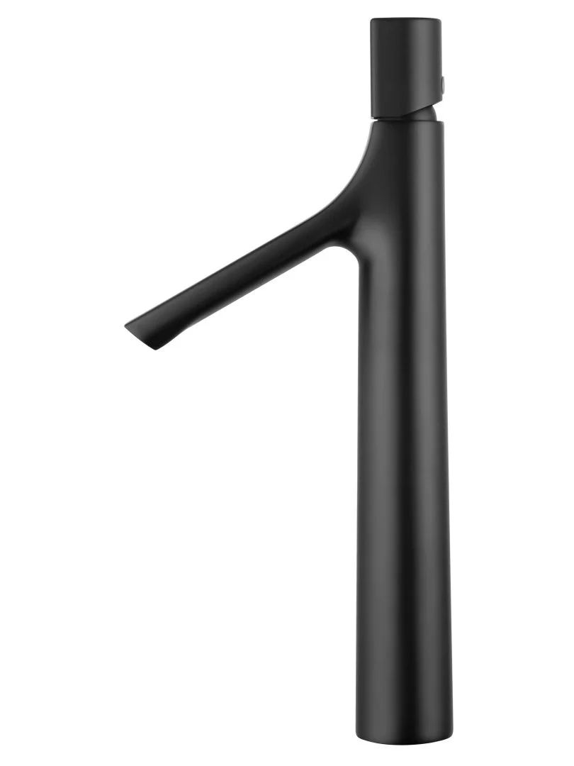 Приобрести смеситель для раковины высокий wonzon & woghand the one, черный матовый (ww-h1011-mb)