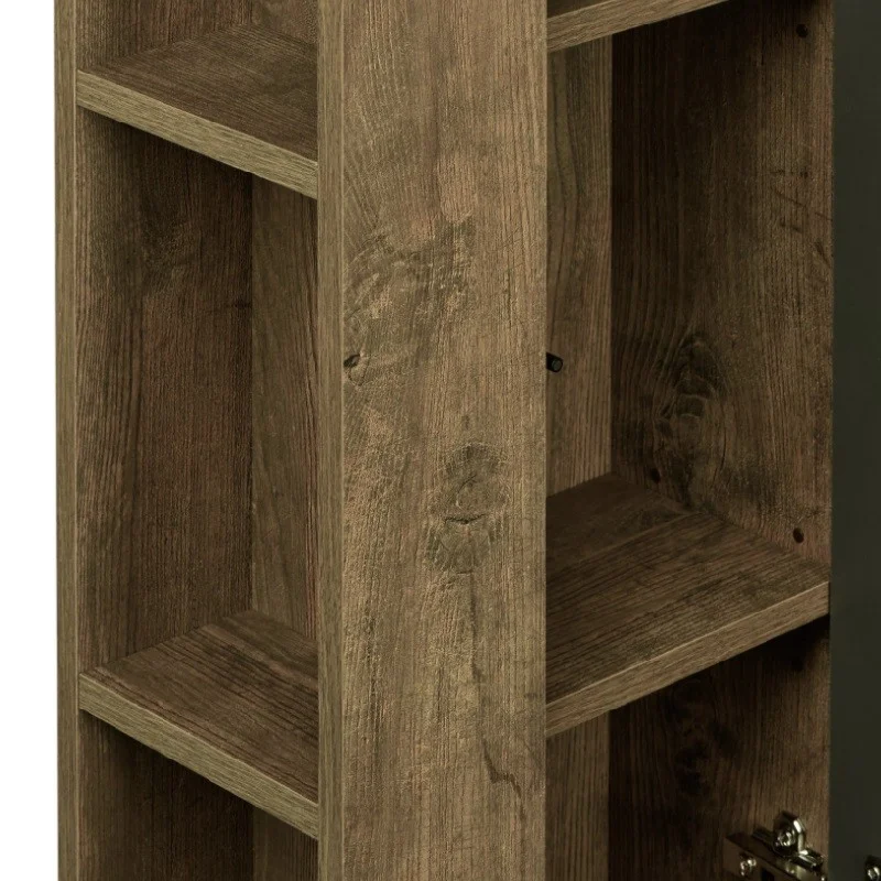 Приобрести шкаф одностворчатый акватон терра 35 см, дуб кантри/антрацит