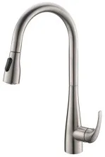 BelBagno Смеситель для кухни с выдвижной лейкой, сатин BB-LAM28-IN