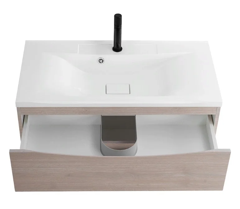 Приобрести тумба подвесная с раковиной belbagno marino-1000-2c-so-rg-p 100 см, rovere grigio
