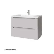 Caprigo Тумба с раковиной TERMIN-Smalty 80 см, серая, эмаль