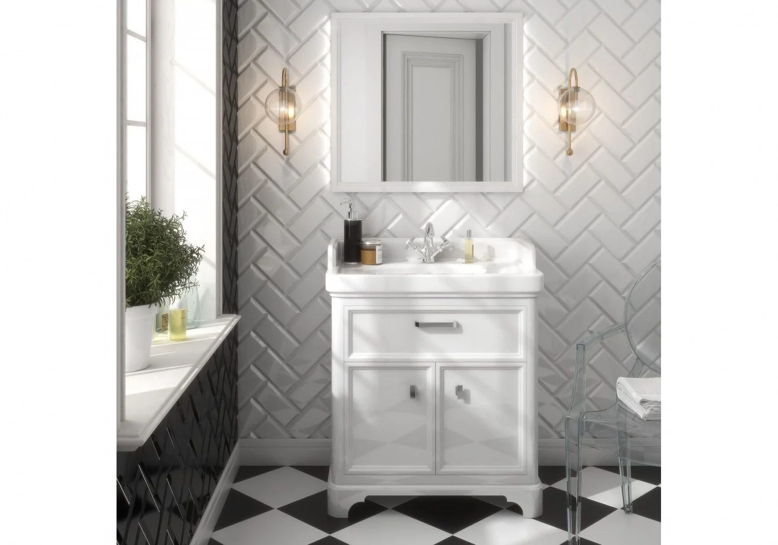 Приобрести тумба напольная с раковиной kerama marazzi pompei 60 см, белый