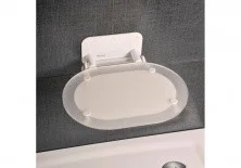 Сиденье для душа Ravak CHROME CLEAR/WHITE B8F0000028
