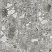 Керамогранит Alma Ceramica Steel rock 60х60 см, серый