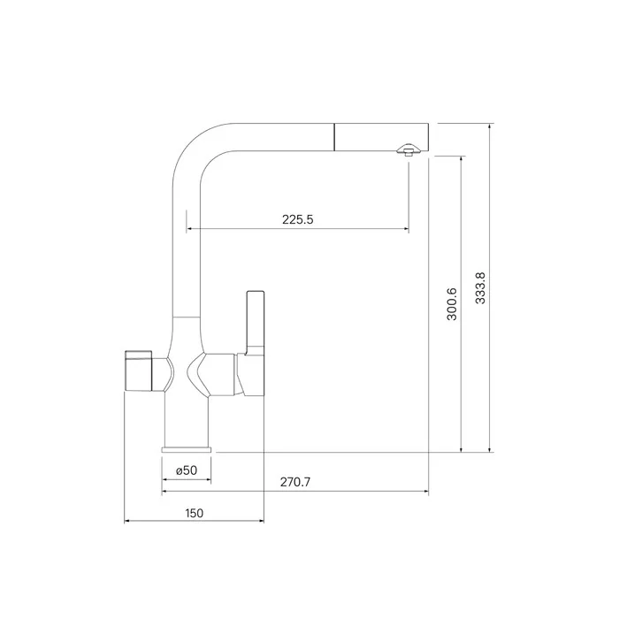 Приобрести iddis смеситель для кухни pure 333,8мм, хром pursbfli05