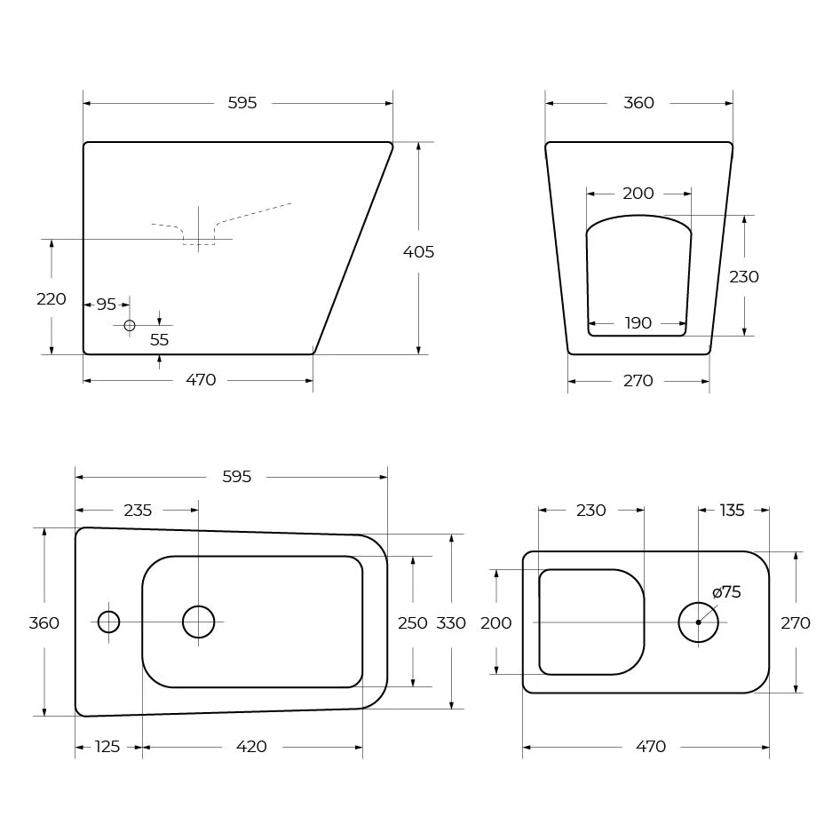 Приобрести belbagno биде напольное ardente-r, белое bb003b