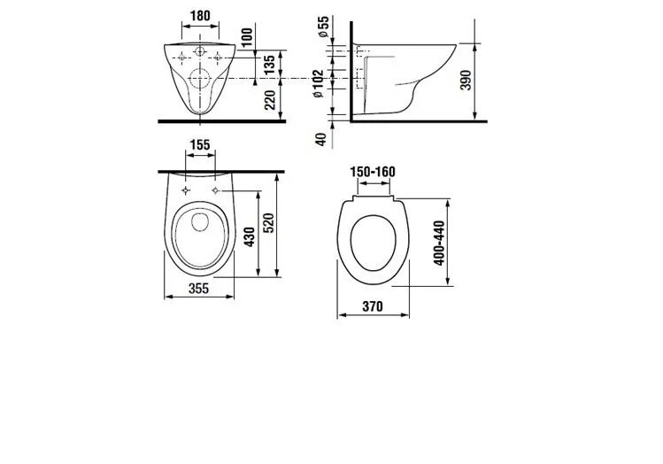 Приобрести инсталляция с подвесным унитазом roca mateo 7.8931.0.001.0