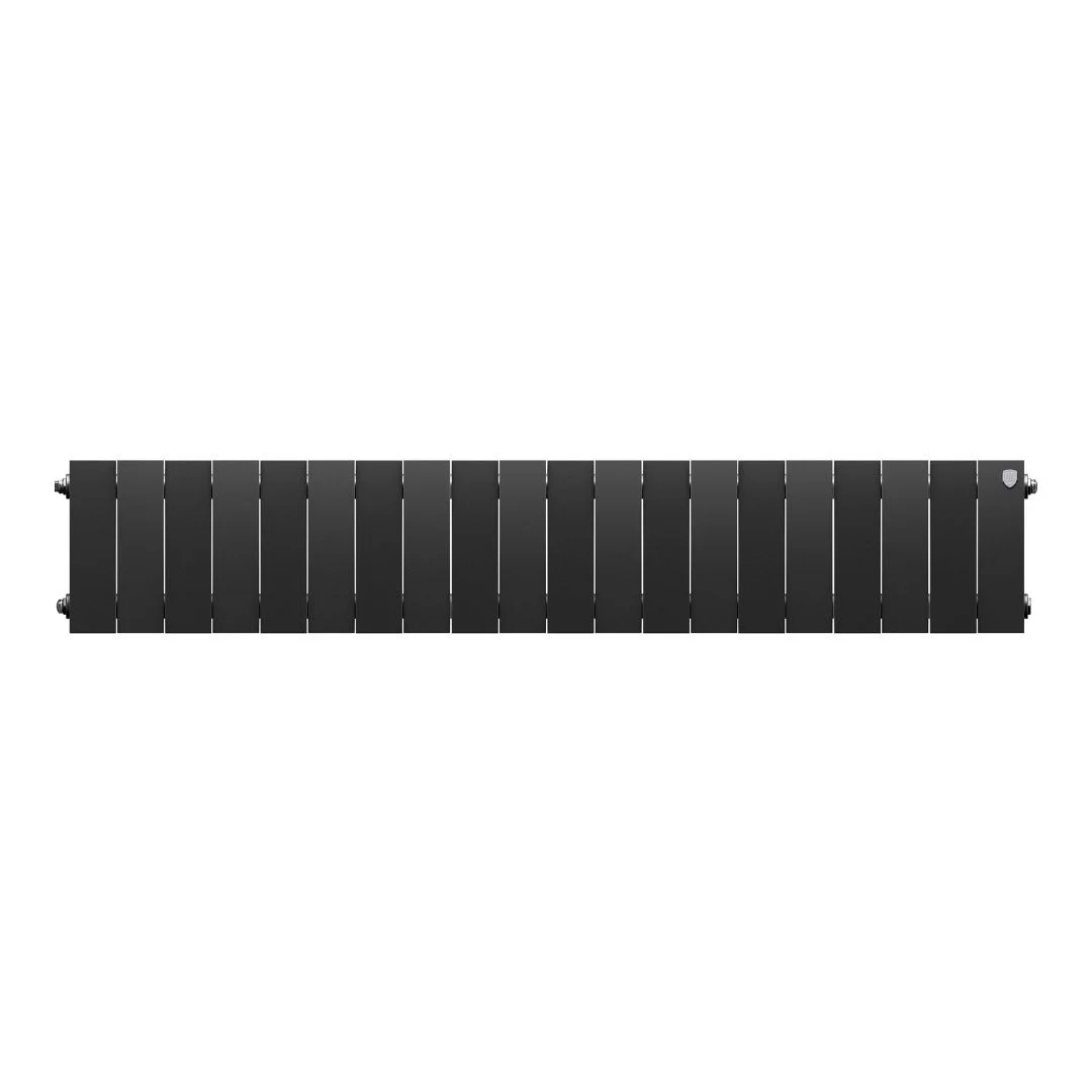 Приобрести royal thermo радиатор биметаллический pianoforte 200 /noir sable ( черный графит ) - 18 секц.