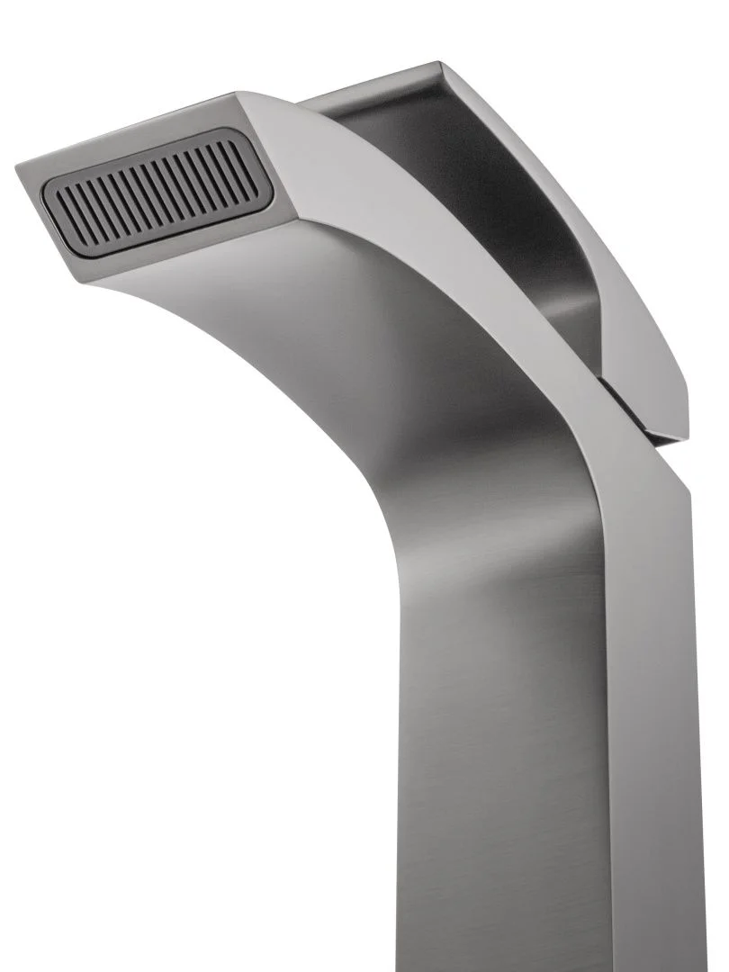 Приобрести смеситель для раковины высокий wonzon & woghand fit, темный графит (ww-88239009-bgm)