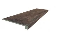Ступень Coliseumgres Brenta Brown 33х90см, коричневая, фронтальная