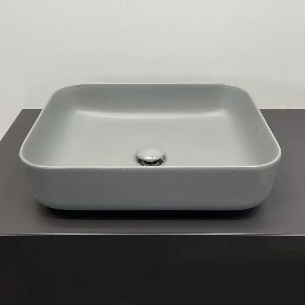 Приобрести comforty раковина накладная t-y9378mh 50х41 см, светло-серая матовая