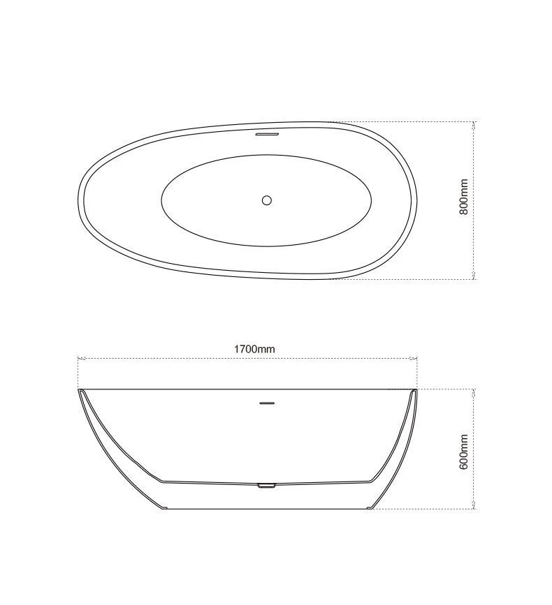 Приобрести grossman отдельностоящая ванна classic 170x80 см, белая матовая gr-2501m