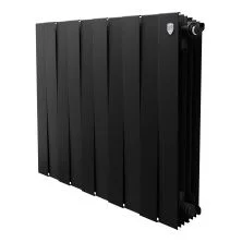 Royal Thermo Радиатор биметаллический Pianoforte 500 /Noir Sable ( черный графит ) - 10 секц.