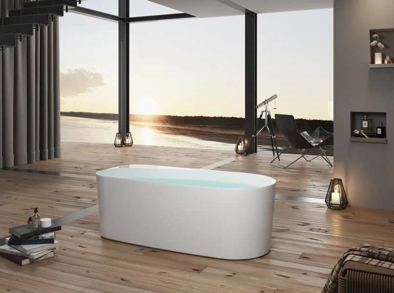 Приобрести отдельностоящая акриловая ванна allen brau priority 170x80 2.31001.21 (матовая)