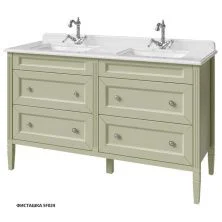 Caprigo Тумба с раковиной ALBION CONCEPT 140 см, зеленая