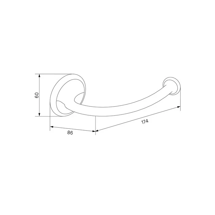 Приобрести iddis держатель для туалетной бумаги oldie, бронза oldbr00i43