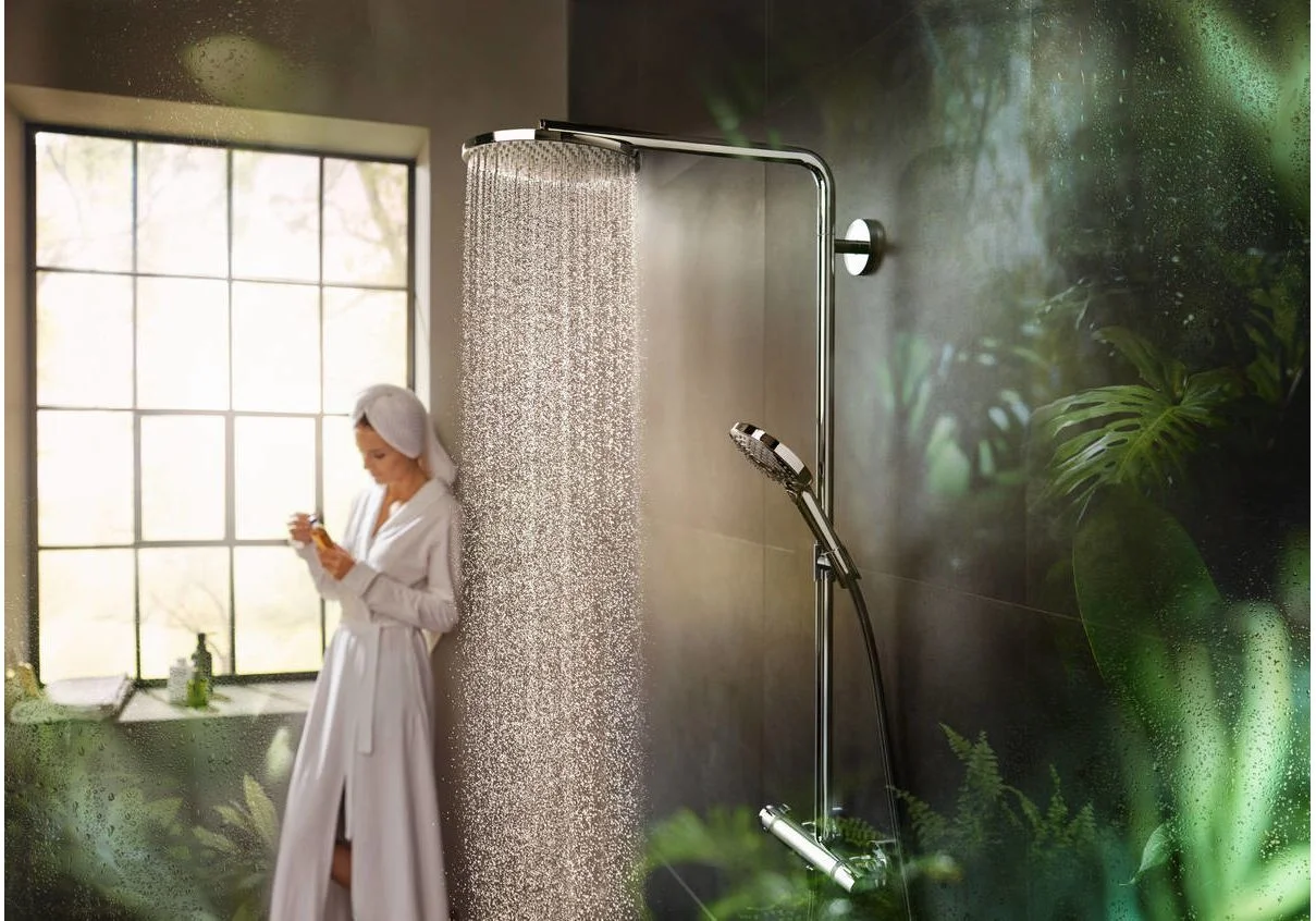 Приобрести 27633000 raindance select s showerpipe 240 1 jet with powderrain