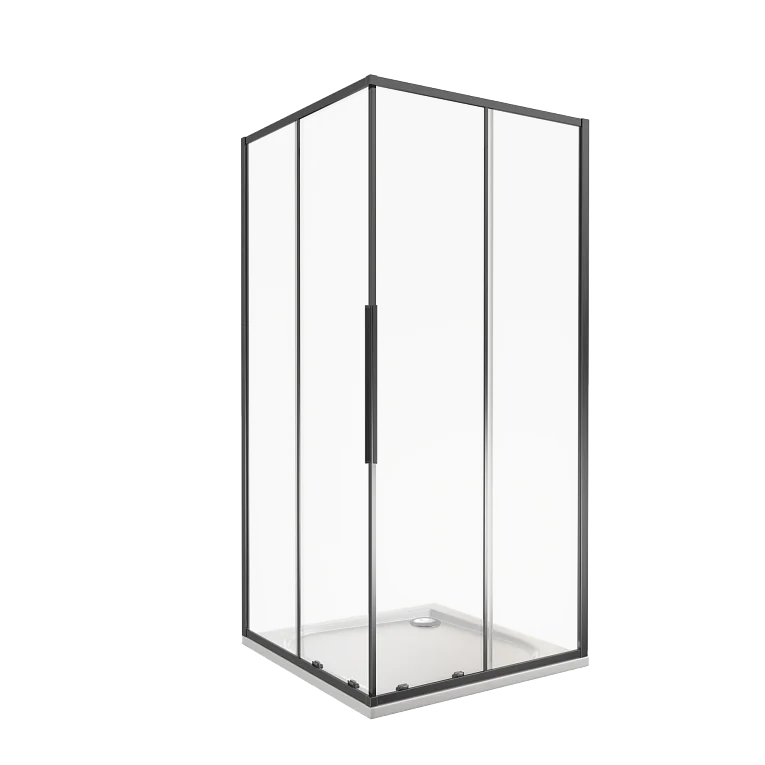 Приобрести bas душевое ограждение idea cr 800х800х1950 мм, черная cr-80-c-b
