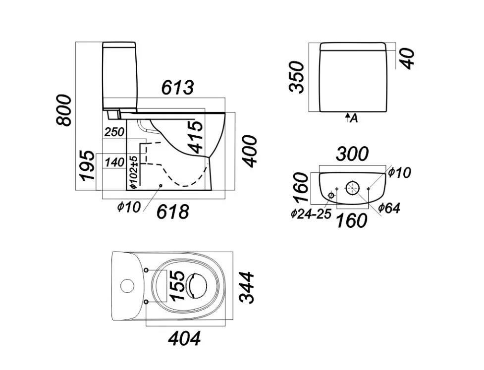 Приобрести sanita luxe fest унитаз-компакт с быстросъемным сидением микролифт