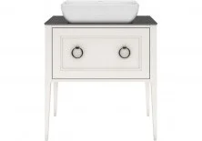 Тумба напольная со столешницей Kerama Marazzi Plaza Classic 80 см PL.C.80.1+1\WHT, белый