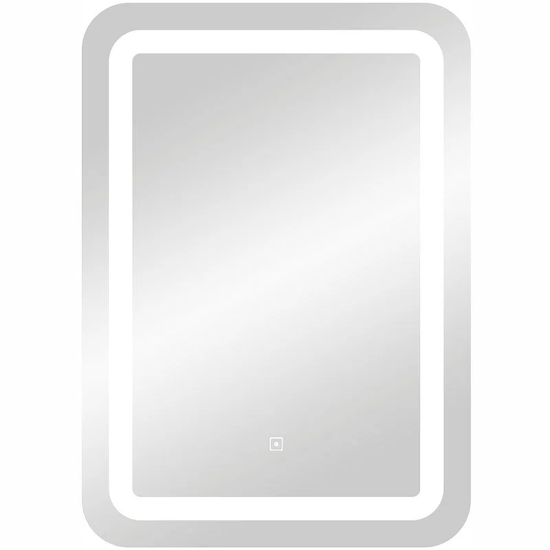 Приобрести continent зеркало с подсветкой lucia 70х80 см, сенсорный включатель, белое
