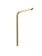 Удлиненная квадратная трубка для душевых систем WONZON & WOGHAND, Брашированное золото (WW-LY001-BG)