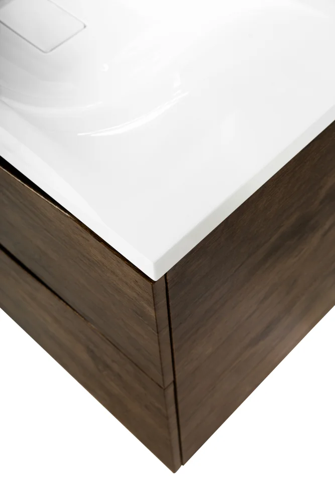 Приобрести belbagno тумба с раковиной marino-h60 80 см, подвесная rovere moro, белая раковина