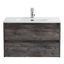 BelBagno Тумба с раковиной KRAFT 39 80 см, подвесная Pino Pasadena, белая раковина