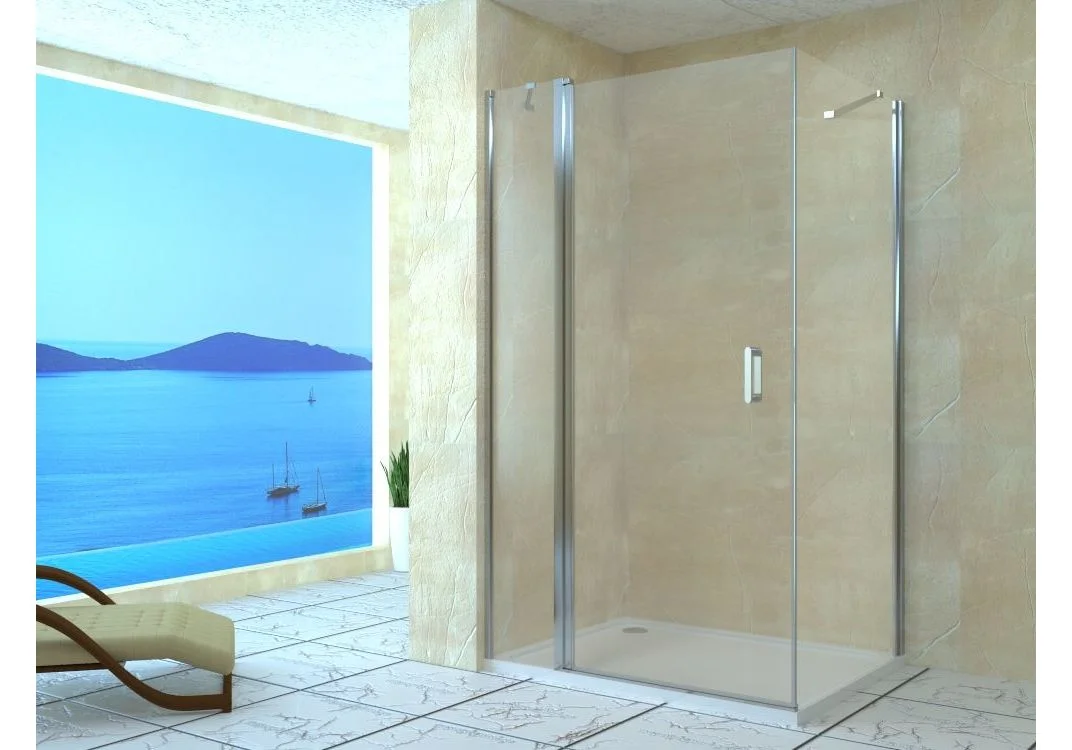 Приобрести душевое ограждение rgw le-44 100х90 см, прозрачное, 06124409-11