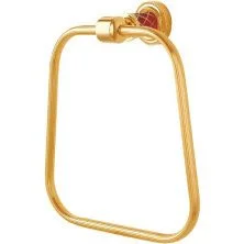 Boheme Полотенцедержатель Murano 60 см, золото\красный 10905-R-G
