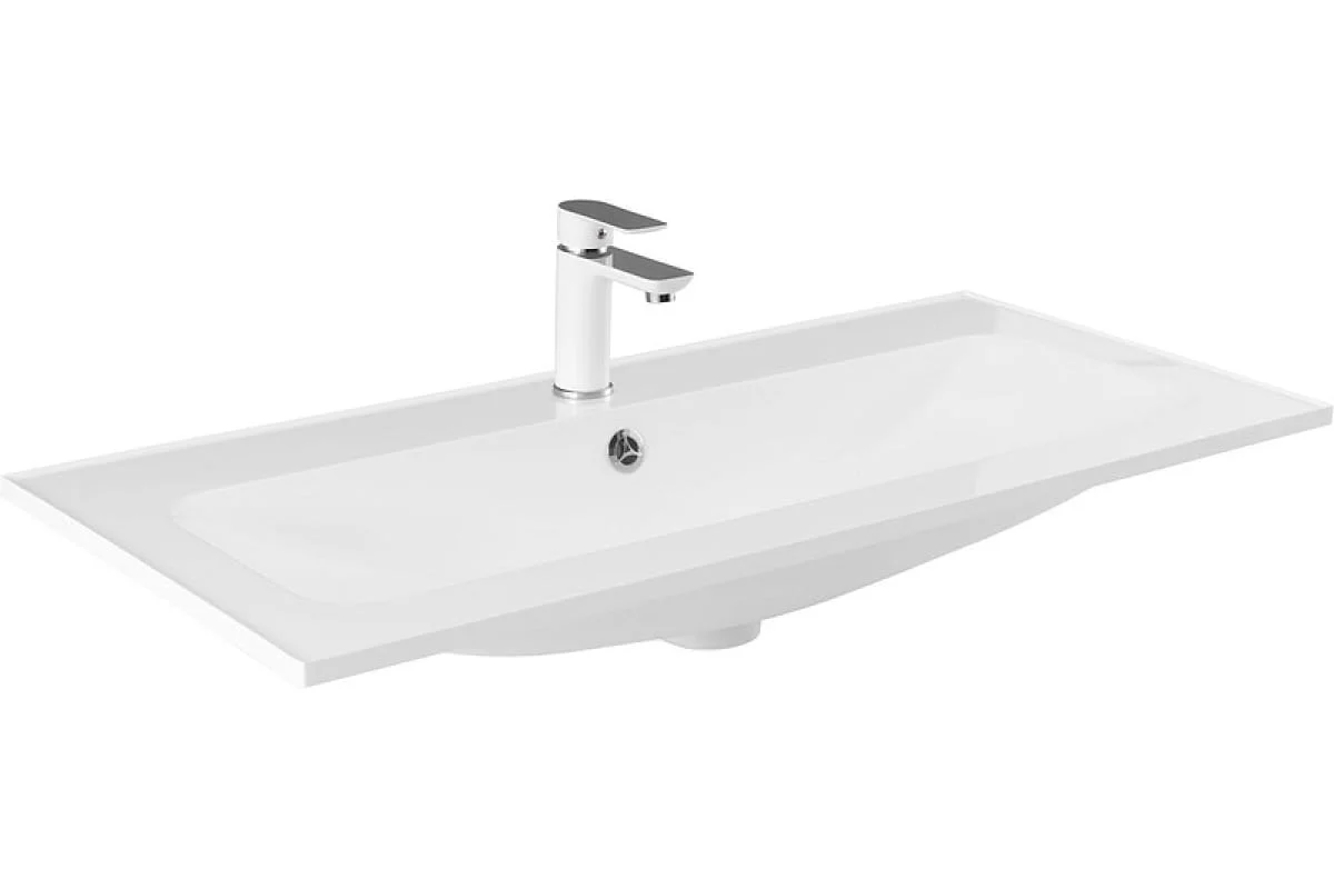 Приобрести aquanet раковина арт 100 98х44 см, белая