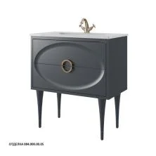 Caprigo Тумба с раковиной MILANO 85 см, серый, эмаль 14312 4