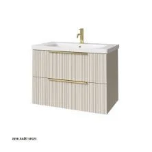 Caprigo Тумба с раковиной RAIN 80 см, светло бежевая