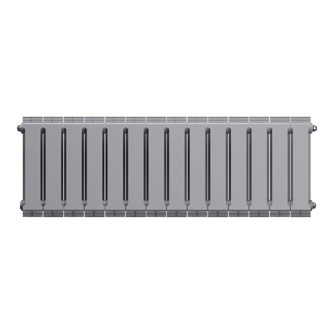 Приобрести royal thermo радиатор биметаллический pianoforte 300 /silver satin ( серебристый ) - 14 секц.