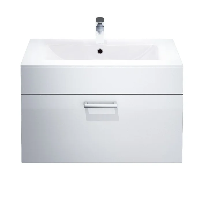 Приобрести iddis тумба подвесная mirro с плоской раковиной 80 см. белая\под дерево mir80w2i95k