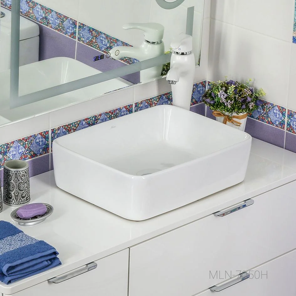 Приобрести jorno раковина накладная melana 48х38 см, белая melana-7050h