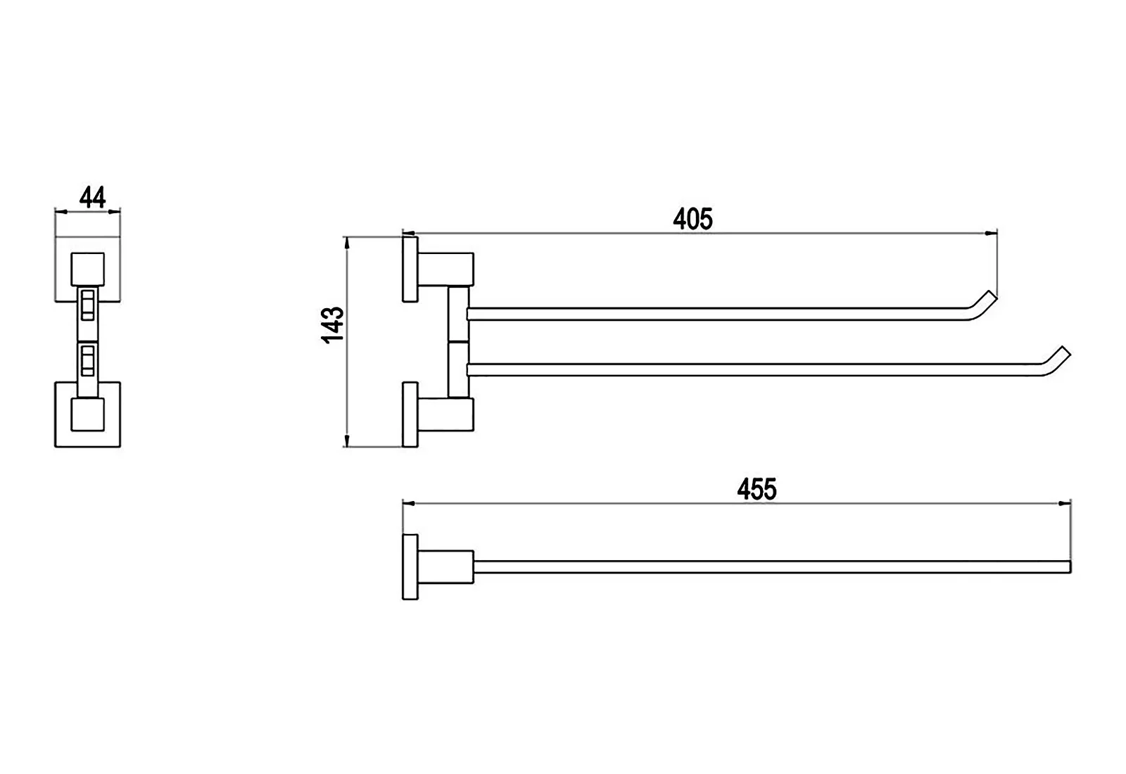Приобрести полотенцедержатель timo selene 10059/00 хром
